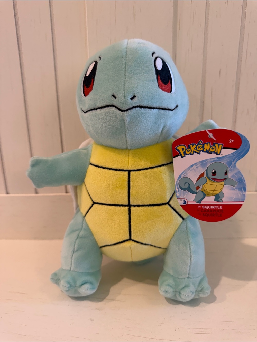 NWT Wicked Cool Toys Pokemon Squirtle Plush Toy 8”